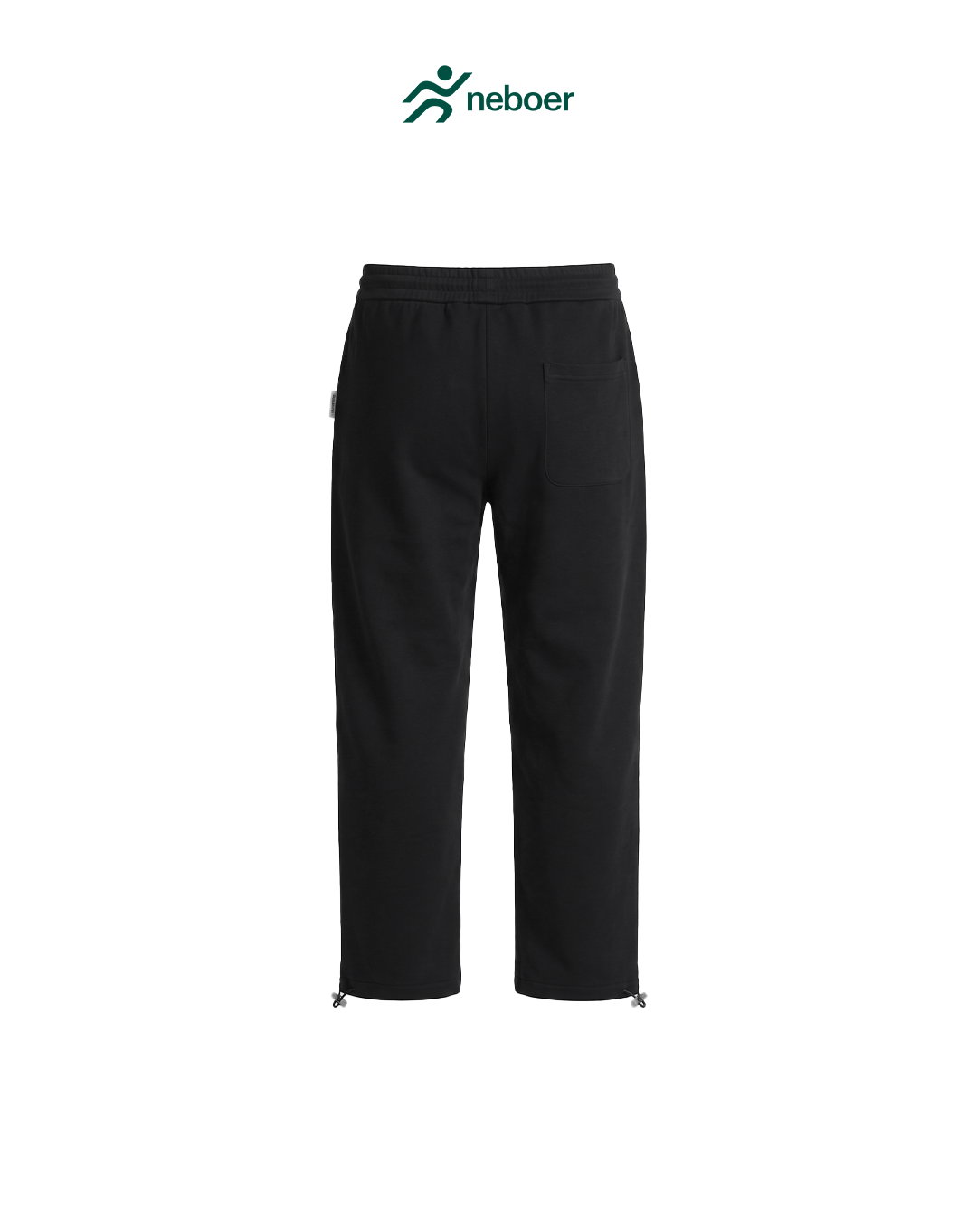Neboer Signature Black Trouser for Men | Premium 100% Cotton Casual Pants - View 3