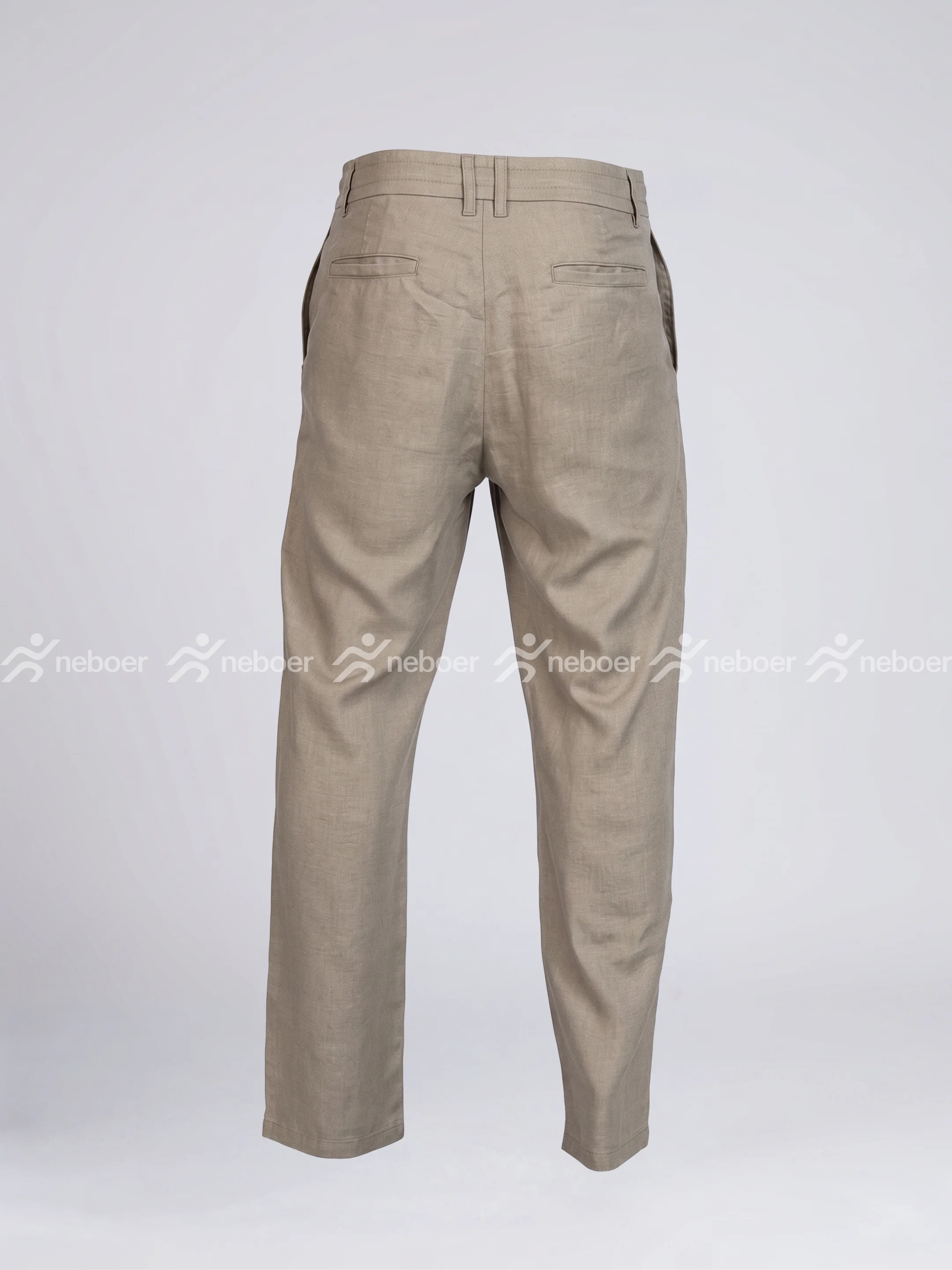 Premium Brown Linen Pants for Men | Breathable Casual Summer Trousers - View 4