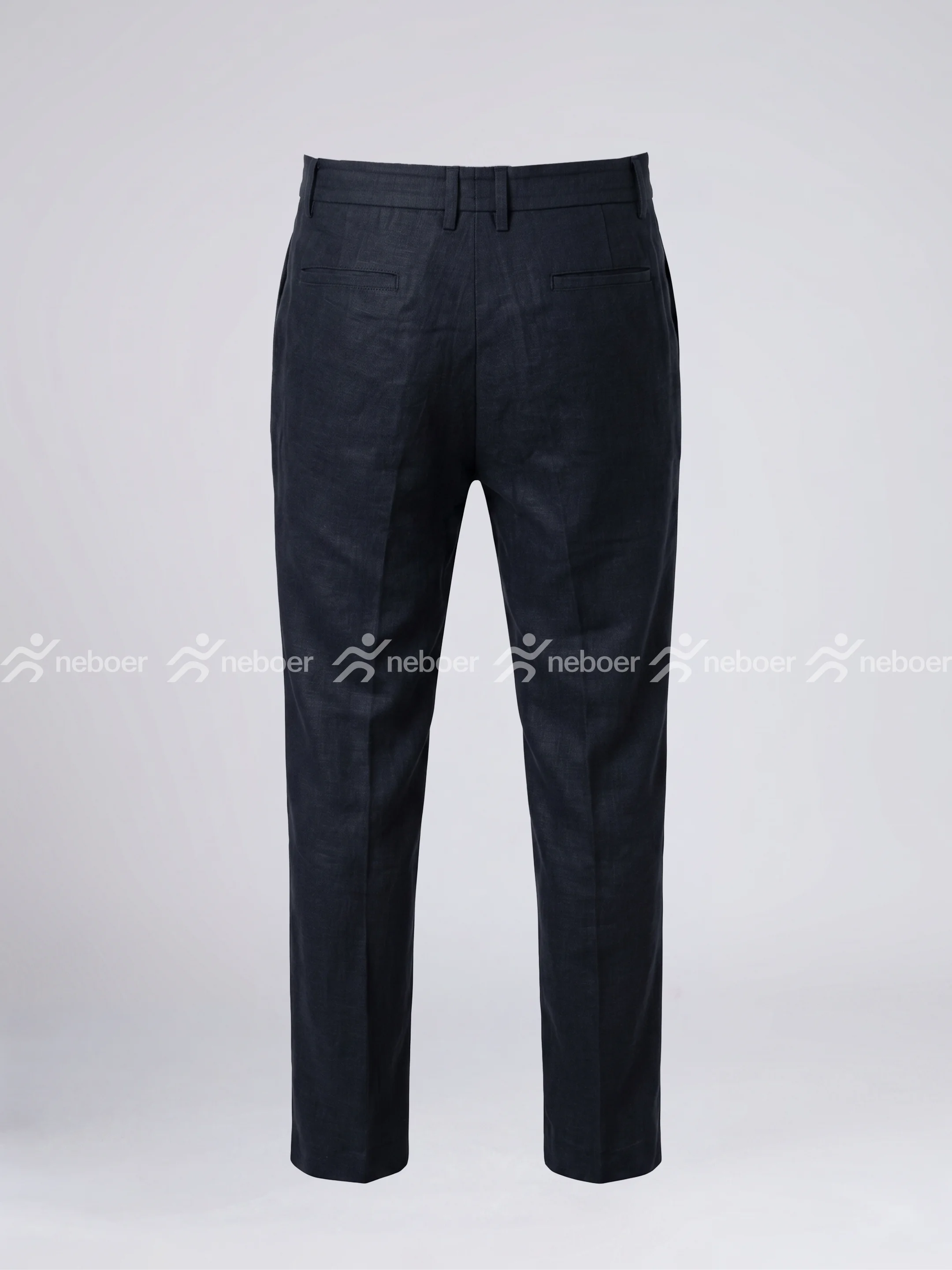Premium Black Linen Pants for Men | Breathable Casual Summer Trousers - View 4