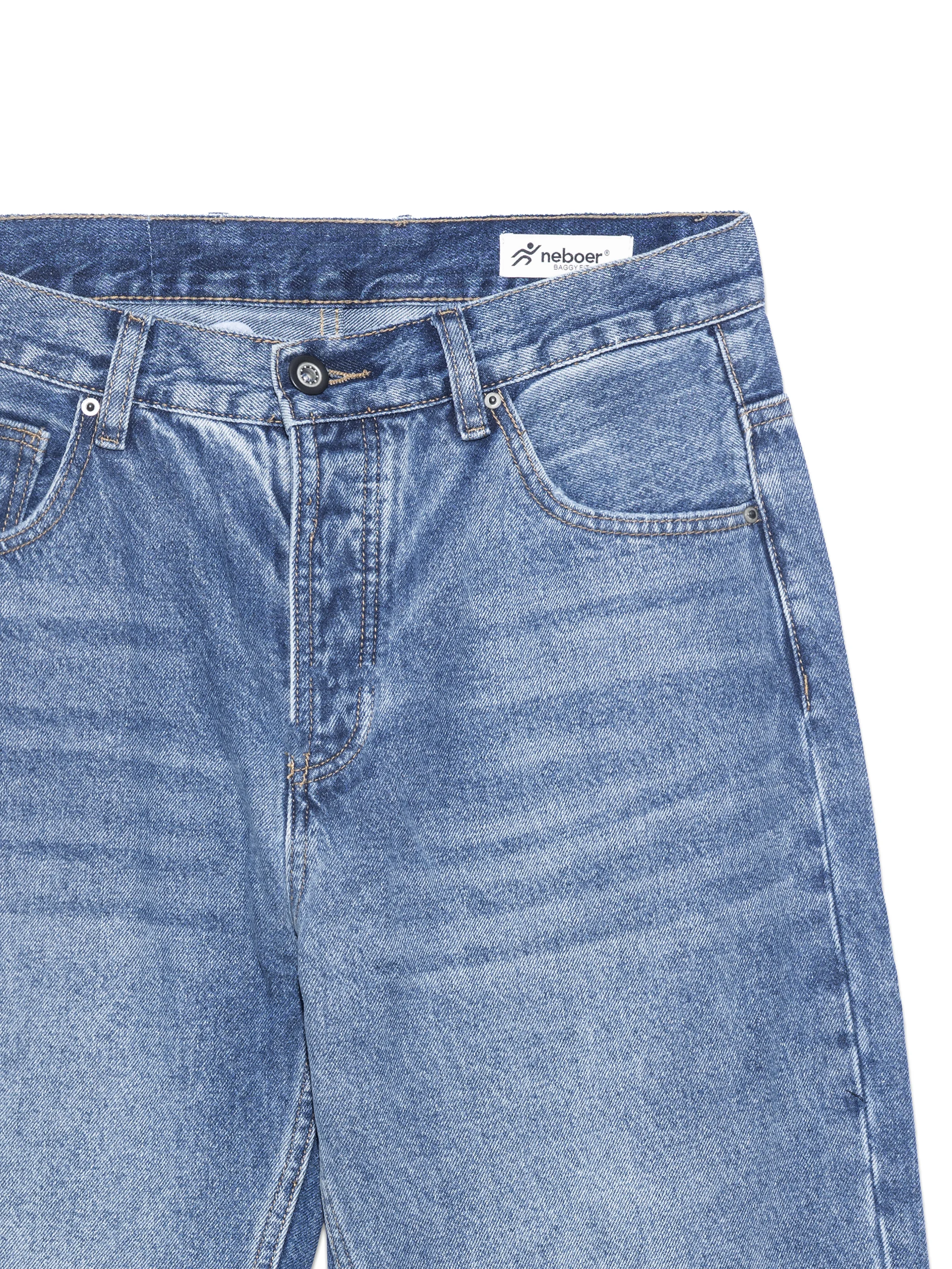 Blue Denim Jeans - View 3